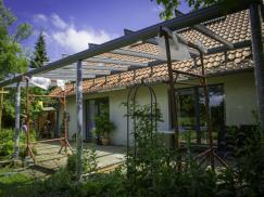 Terrassenüberdachung Aluminium unter Montage