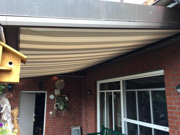 Weinor Unterglas Markise Modell Sotezza in Ahnsbeck