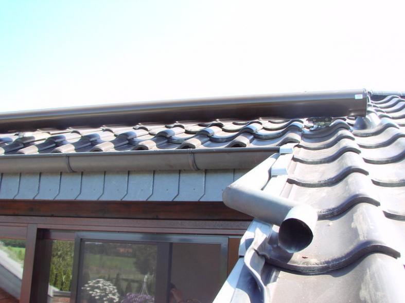 Markise auf Dach montiert