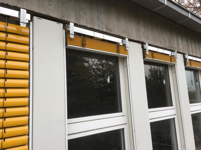 Montage neuer Raffstoren für Schule in Wittingen